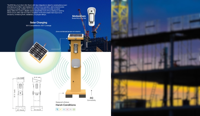 Surveillance Trailer Construction sites